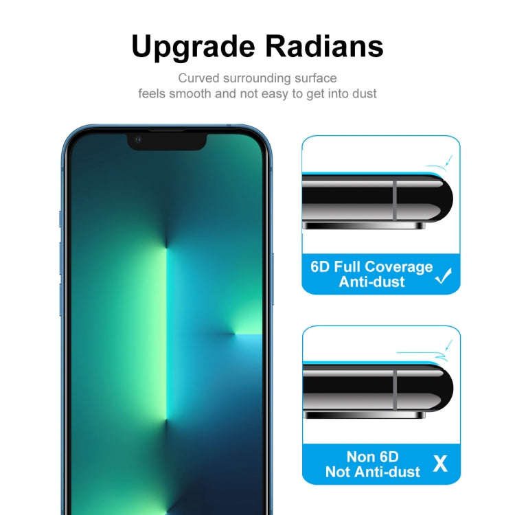 ENKAY Hat-Prince Full Glue Tempered Glass 6D Full Coverage Anti-scratch Protector for iPhone 13 /...