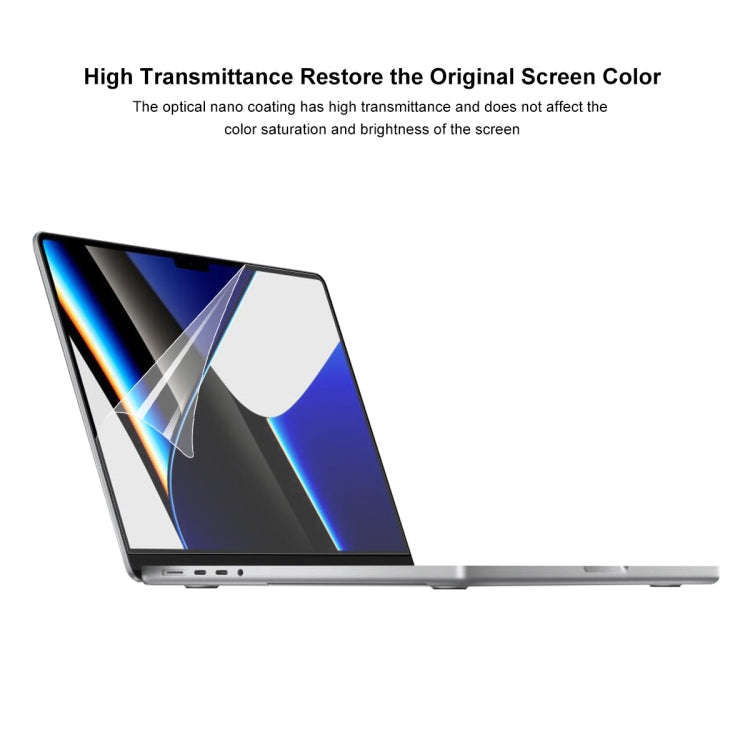 ENKAY Clear HD PET Laptop Screen Protector, For MacBook Pro 14.2 inch A2442, For MacBook Pro 16.2...