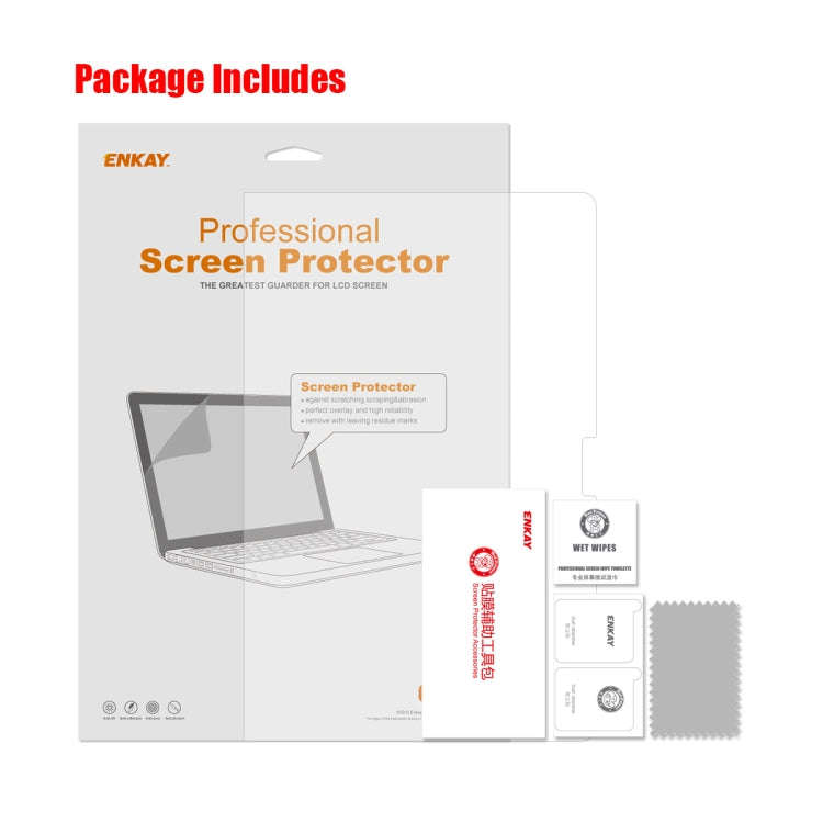 ENKAY Clear HD PET Laptop Screen Protector, For MacBook Pro 14.2 inch A2442, For MacBook Pro 16.2...