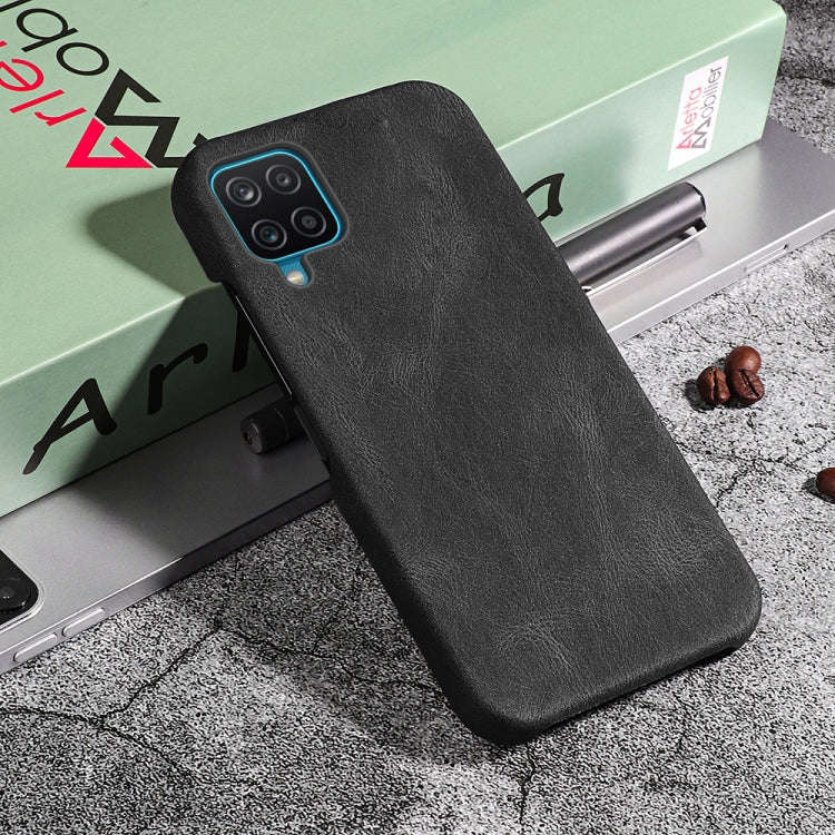 Ring Holder PU Phone Case For Samsung Galaxy A12, For Samsung Galaxy A12