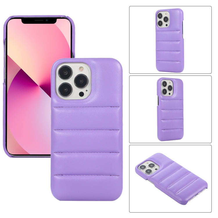 Thick Down Jacket Soft PU Phone Case, For iPhone 13, For iPhone 12 Pro Max, For iPhone 12 / 12 Pr...