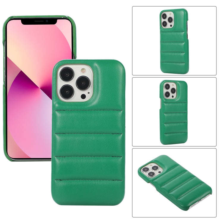 Thick Down Jacket Soft PU Phone Case, For iPhone 13, For iPhone 12 Pro Max, For iPhone 12 / 12 Pr...