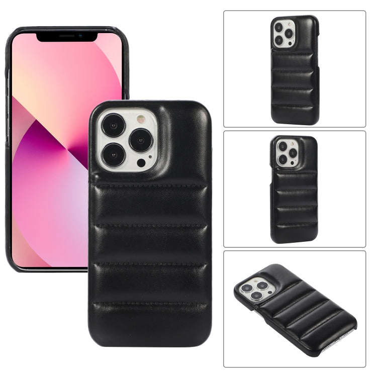 Thick Down Jacket Soft PU Phone Case, For iPhone 13, For iPhone 12 Pro Max, For iPhone 12 / 12 Pr...
