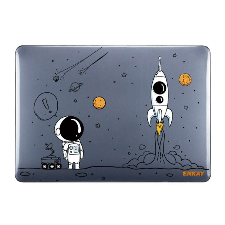 ENKAY Spaceman Pattern Laotop Protective Crystal Case for MacBook Pro 13.3 inch A1706 / A1708 / A...