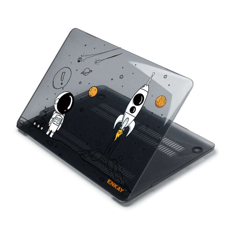 ENKAY Spaceman Pattern Laotop Protective Crystal Case for MacBook Pro 13.3 inch A1706 / A1708 / A...
