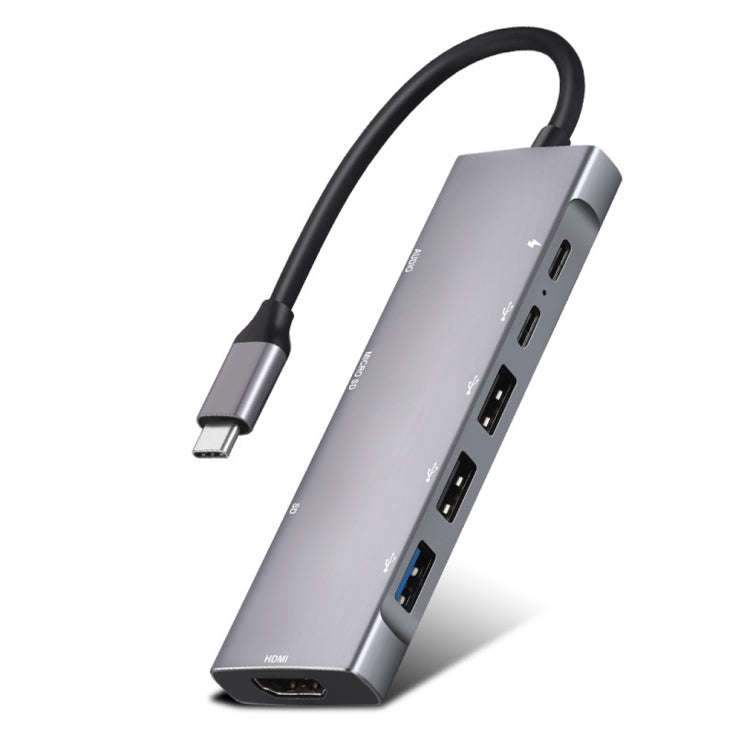 9-in-1 USB Type-C to HDMI+USB3.0x3+Type-C+PD+SD/TF+Audio HUB Adapter, HDMI+USB3.0x3+Type-C+PD+SD/...