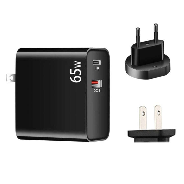 PD-65W USB-C / Type-C + QC3. 0 USB Laptop Charging Adapter + 1.8m USB-C / Type-C to MagSafe 2 / T...