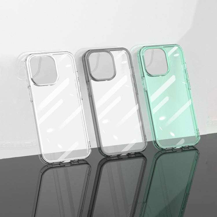 Transparent Tempered Glass TPU Phone Case, For iPhone 14, For iPhone 14 Pro, For iPhone 14 Pro Ma...