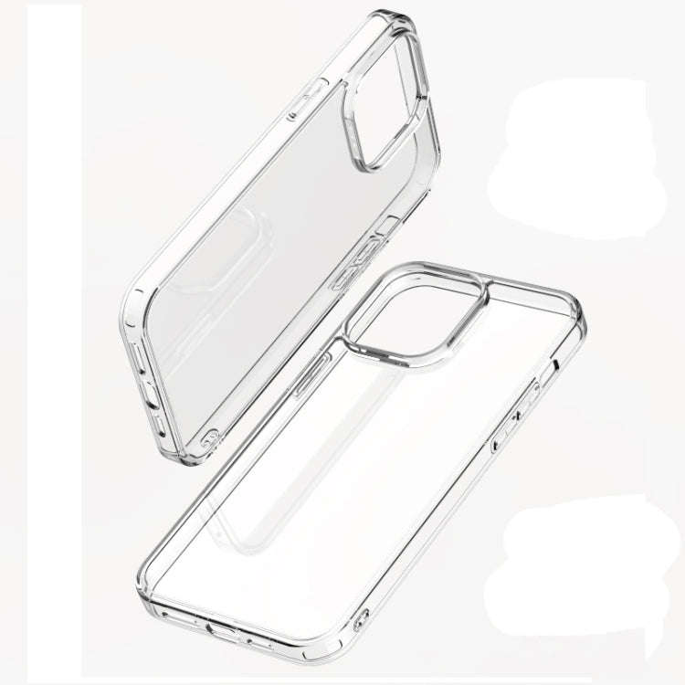 Transparent Tempered Glass TPU Phone Case, For iPhone 14, For iPhone 14 Pro, For iPhone 14 Pro Ma...