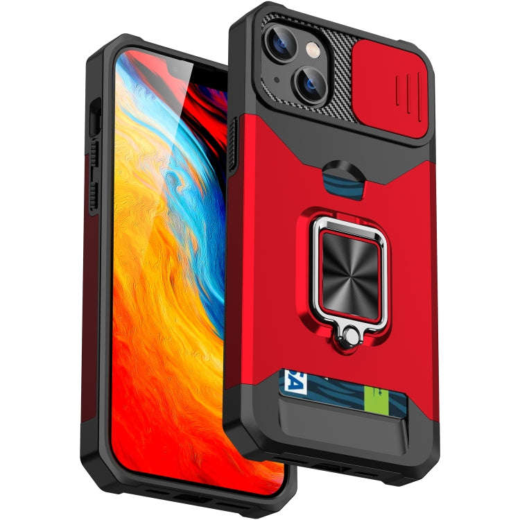Sliding Camshield Card Phone Case, For iPhone 14, For iPhone 14 Pro, For iPhone 14 Pro Max, For i...