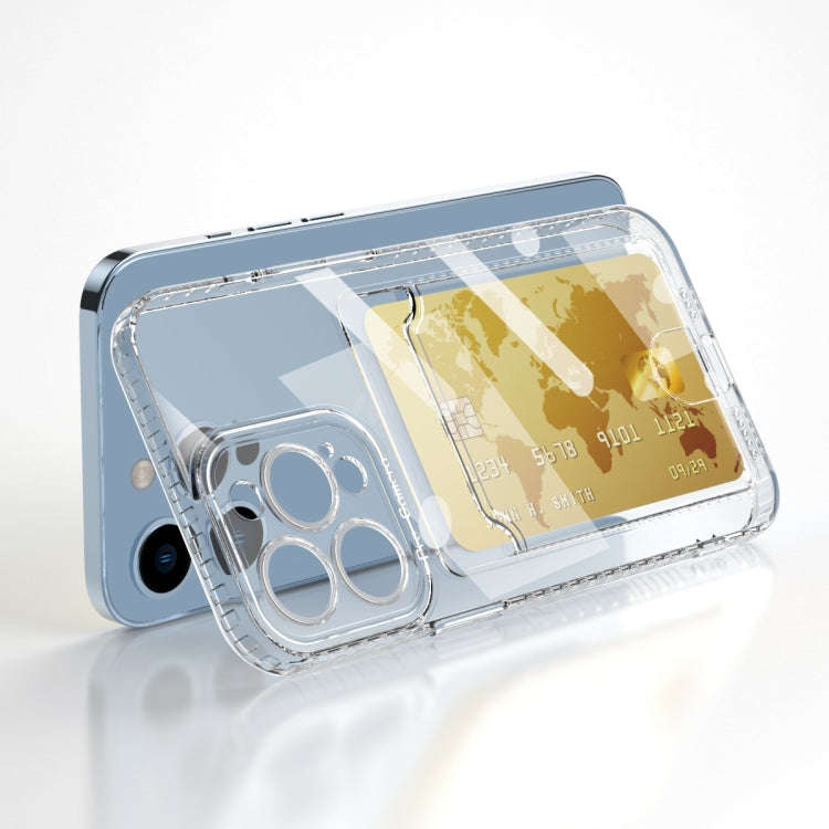 Card Bag Clear TPU Phone Case, For iPhone 14, For iPhone 14 14 Max, For iPhone 14 Pro, For iPhone...