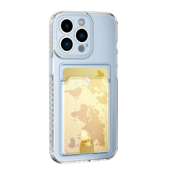 Card Bag Clear TPU Phone Case, For iPhone 14, For iPhone 14 14 Max, For iPhone 14 Pro, For iPhone...