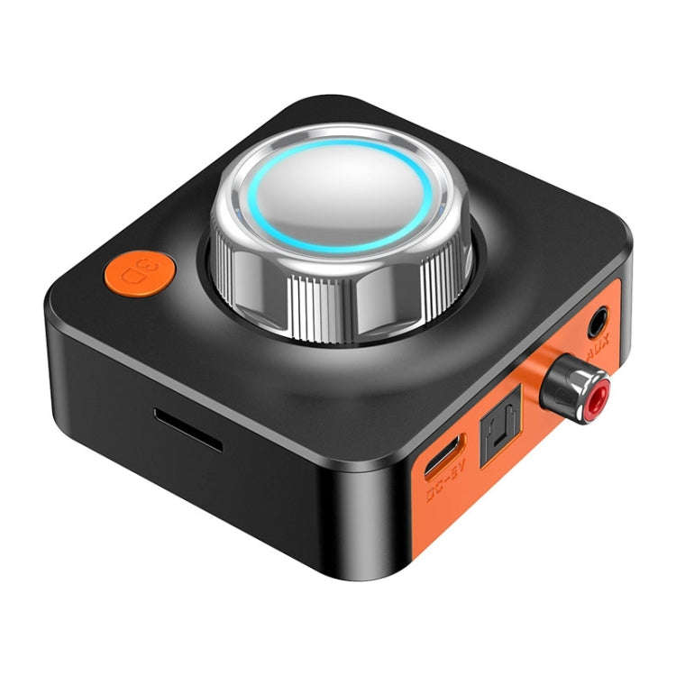 C39HD Bluetooth 5.1 Audio Receiver AUX Coaxial Fiber Output Supports TF Playback, Bluetooth 5.1 A...