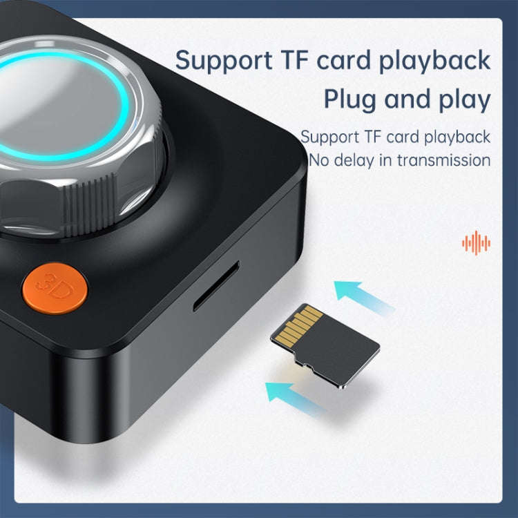 C39HD Bluetooth 5.1 Audio Receiver AUX Coaxial Fiber Output Supports TF Playback, Bluetooth 5.1 A...