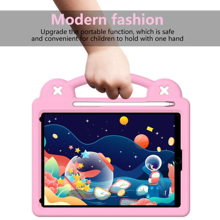 Handle Kickstand Children EVA Shockproof Tablet Case, For iPad 10.2 2021 / 2020 / 2019, For iPad ...