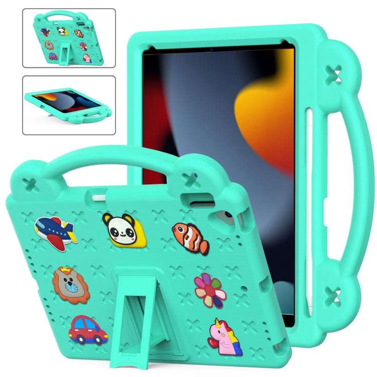 Handle Kickstand Children EVA Shockproof Tablet Case, For iPad 10.2 2021 / 2020 / 2019, For iPad ...