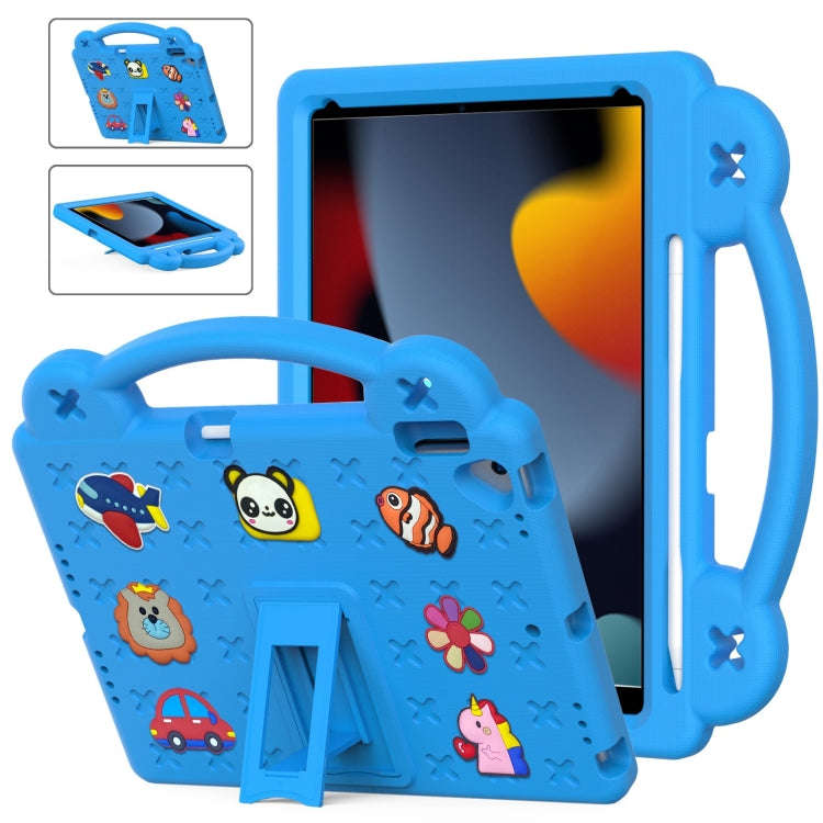 Handle Kickstand Children EVA Shockproof Tablet Case, For iPad 10.2 2021 / 2020 / 2019, For iPad ...
