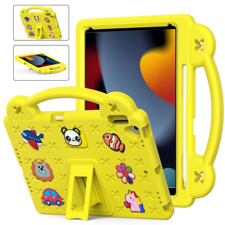 Handle Kickstand Children EVA Shockproof Tablet Case, For iPad 10.2 2021 / 2020 / 2019, For iPad ...