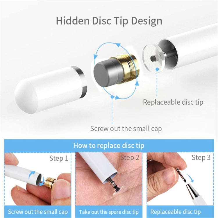 AT-28 Macarone Color Passive Capacitive Pen Mobile Phone Touch Screen Stylus with 1 Pen Head, Sty...