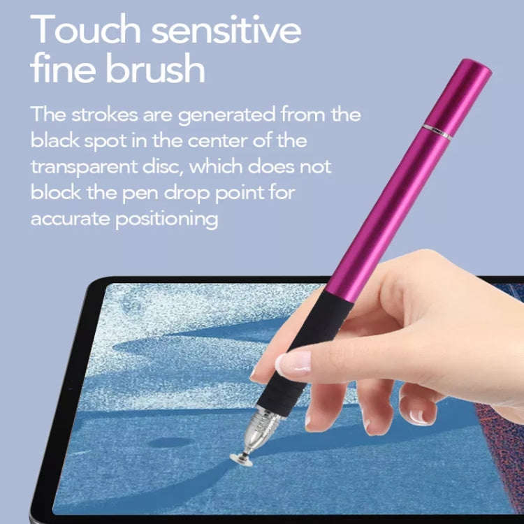 AT-31 Conductive Cloth Head + Precision Sucker Capacitive Pen Head 2-in-1 Handwriting Stylus