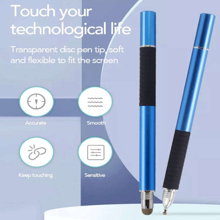 AT-31 Conductive Cloth Head + Precision Sucker Capacitive Pen Head 2-in-1 Handwriting Stylus