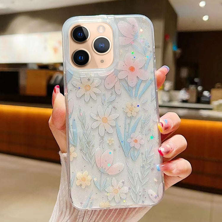 Fresh Small Floral Epoxy TPU Phone Case, For iPhone 11 Pro Max, For iPhone 11, For iPhone 11 Pro,...