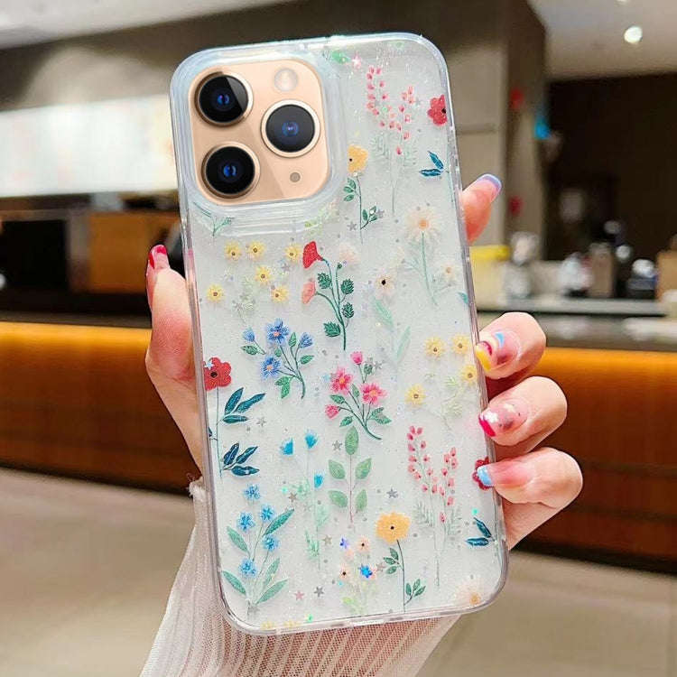 Fresh Small Floral Epoxy TPU Phone Case, For iPhone 11 Pro Max, For iPhone 11, For iPhone 11 Pro,...