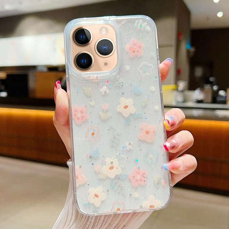 Fresh Small Floral Epoxy TPU Phone Case, For iPhone 11 Pro Max, For iPhone 11, For iPhone 11 Pro,...