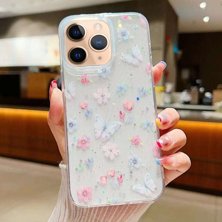Fresh Small Floral Epoxy TPU Phone Case, For iPhone 11 Pro Max, For iPhone 11, For iPhone 11 Pro,...
