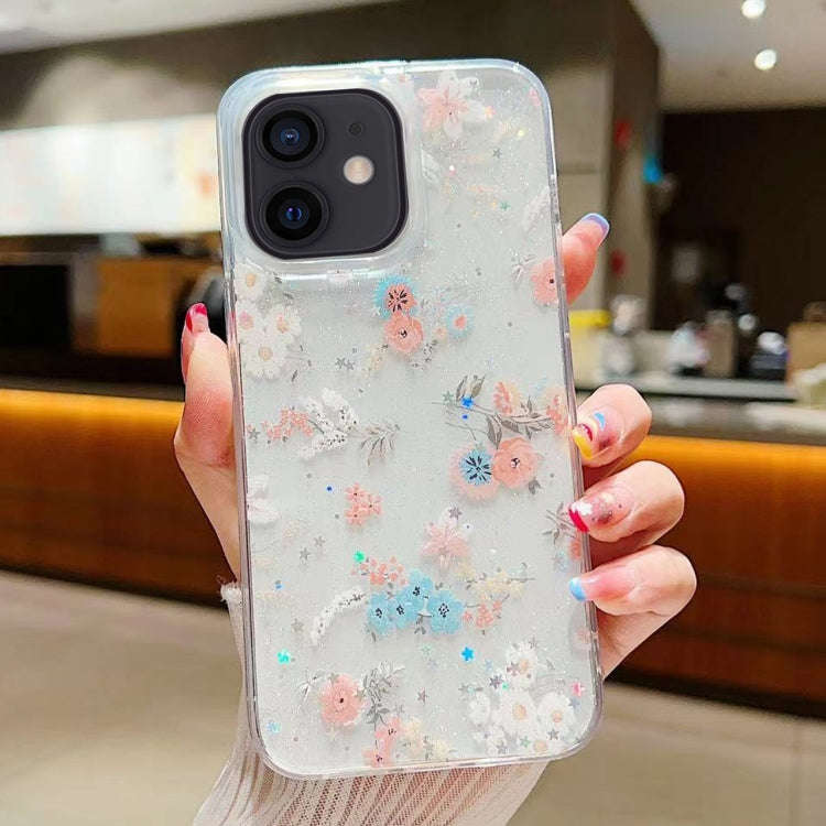 Fresh Small Floral Epoxy TPU Phone Case, For iPhone 11 Pro Max, For iPhone 11, For iPhone 11 Pro,...