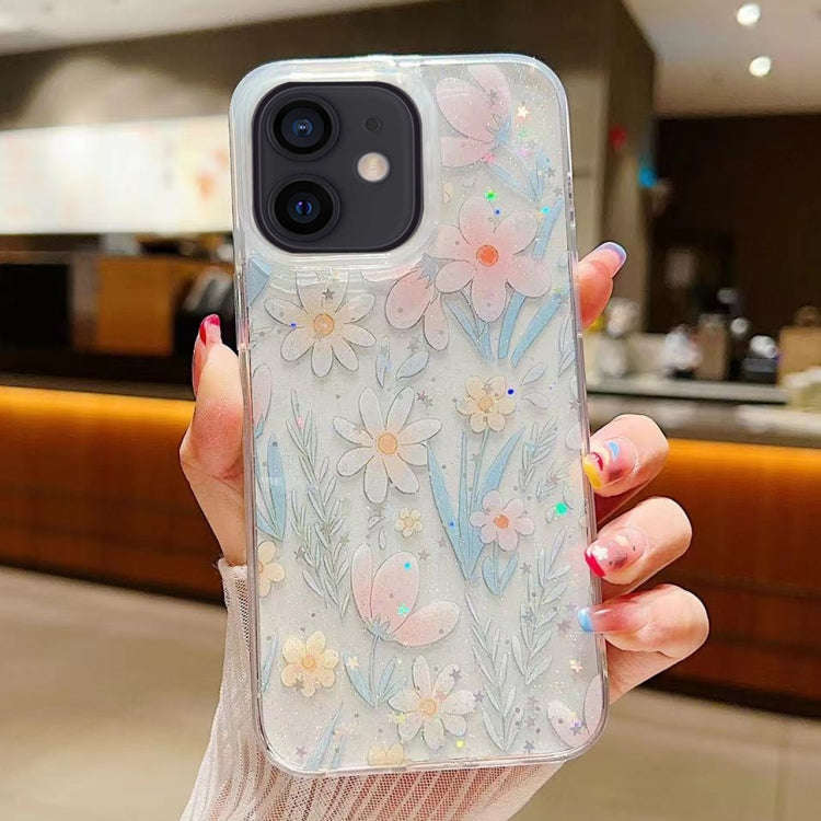 Fresh Small Floral Epoxy TPU Phone Case, For iPhone 11 Pro Max, For iPhone 11, For iPhone 11 Pro,...