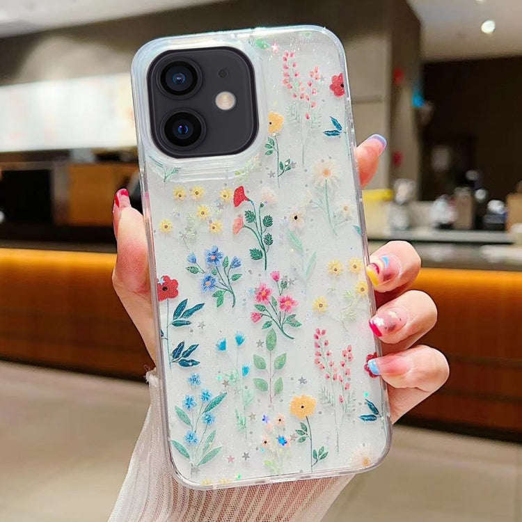 Fresh Small Floral Epoxy TPU Phone Case, For iPhone 11 Pro Max, For iPhone 11, For iPhone 11 Pro,...