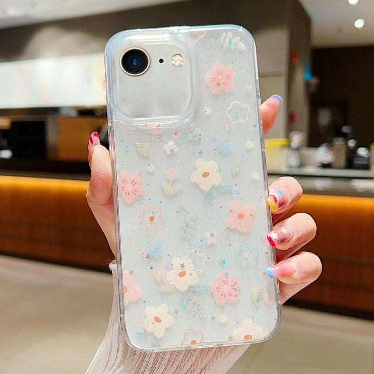 Fresh Small Floral Epoxy TPU Phone Case, For iPhone 14 Plus, For iPhone 14, For iPhone 14 Pro, Fo...