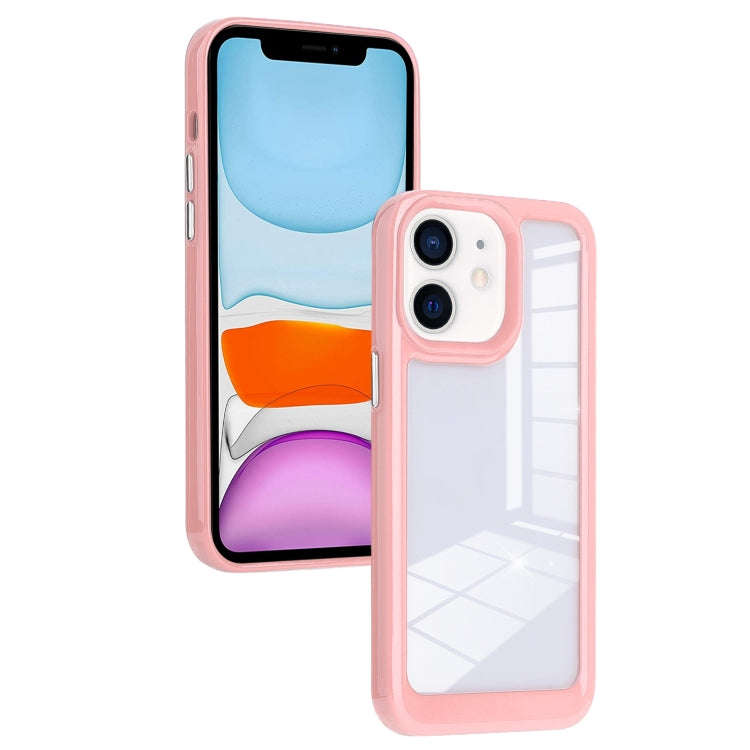 Solid Solor TPU Space Acrylic Phone Case, For iPhone 11, For iPhone 11 Pro Max, For iPhone 12, Fo...