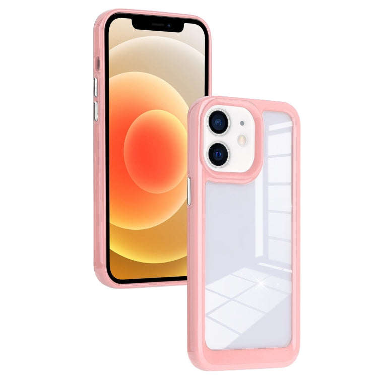 Solid Solor TPU Space Acrylic Phone Case, For iPhone 11, For iPhone 11 Pro Max, For iPhone 12, Fo...
