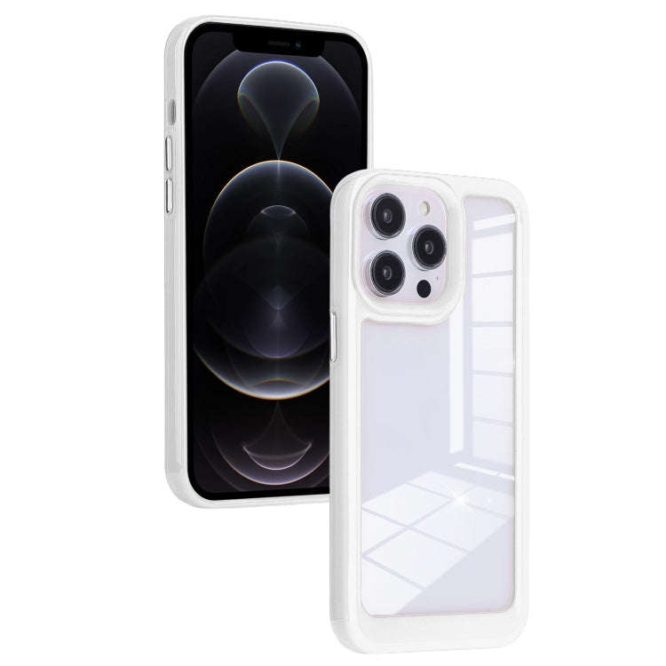 Solid Solor TPU Space Acrylic Phone Case, For iPhone 11, For iPhone 11 Pro Max, For iPhone 12, Fo...