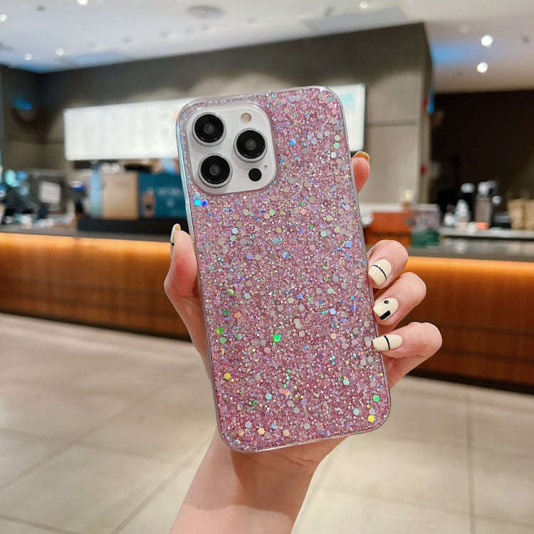 Glitter Sequins Epoxy TPU Phone Case, For iPhone 14 Pro Max, For iPhone 14 Plus, For iPhone 14 Pr...