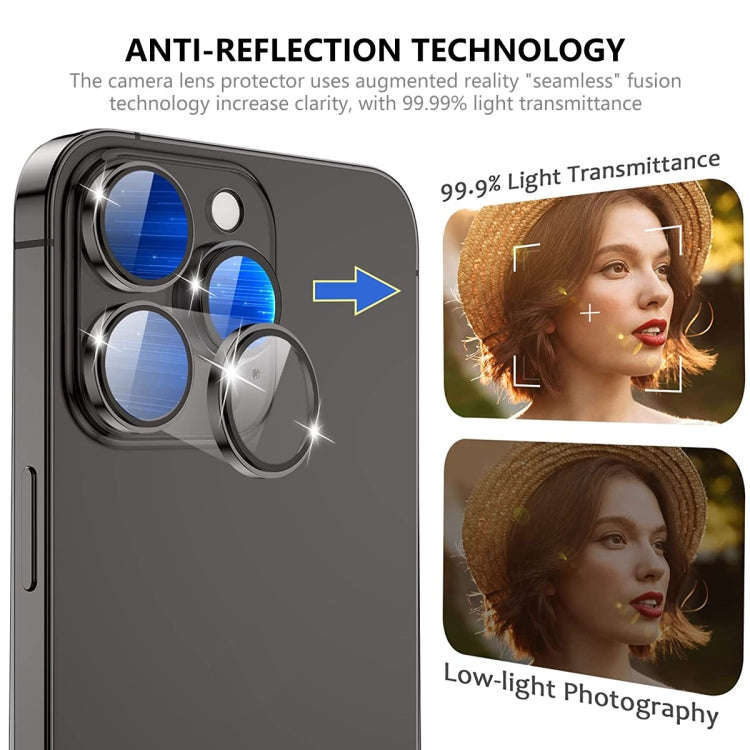 For iPhone 14 Pro / 14 Pro Max ENKAY AR Anti-reflection Camera Lens Glass Full Film, For iPhone 1...