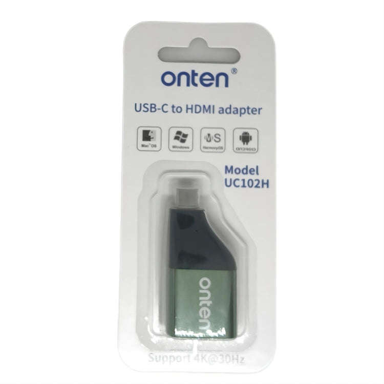 Onten UC102H 4K Type-C to HDMI Adapter (Random Color Delivery), UC102H
