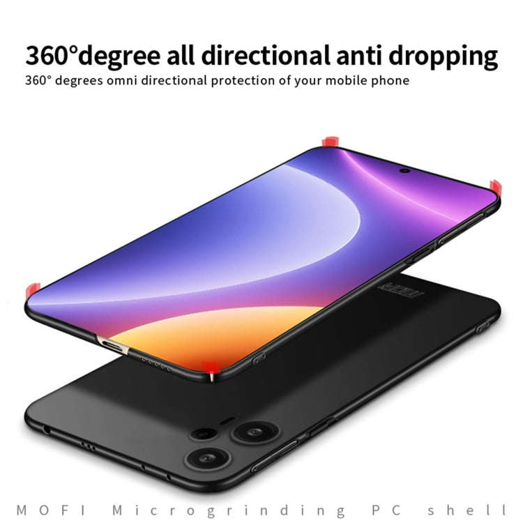 MOFI Micro-Frosted PC Ultra-thin Hard Phone Case, For Xiaomi Redmi Note 12 Turbo 5G, For Xiaomi R...