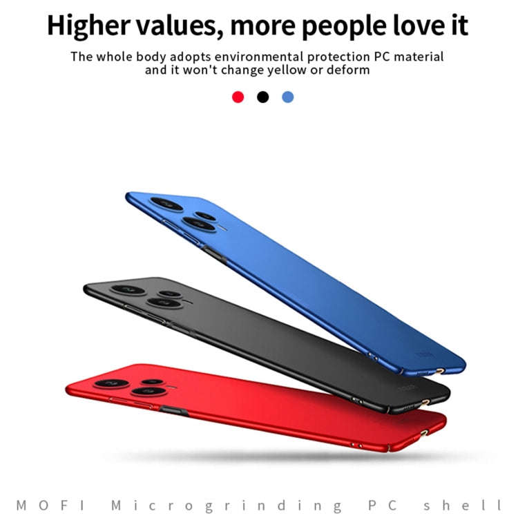 MOFI Micro-Frosted PC Ultra-thin Hard Phone Case, For Xiaomi Redmi Note 12 Turbo 5G, For Xiaomi R...