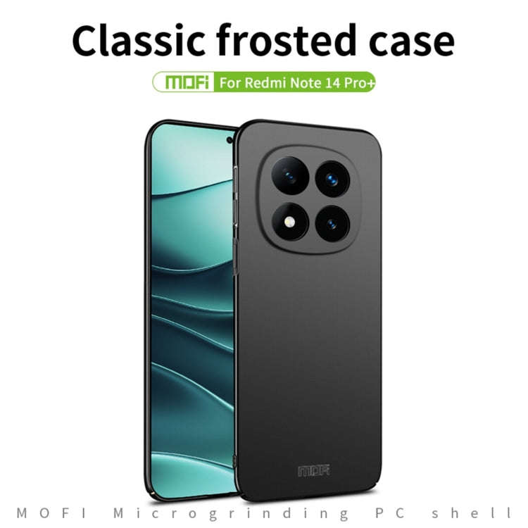 MOFI Micro-Frosted PC Ultra-thin Hard Phone Case, For Xiaomi Redmi Note 14 Pro+, For Xiaomi 14T P...