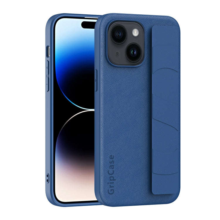 Skin Elastic Wrist Grip Back Cover Phone Case, For iPhone 15 Pro Max, For iPhone 14, For iPhone 1...