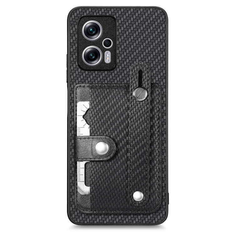Wristband Kickstand Card Wallet Back Phone Case with Tool Knife, For Redmi Note 11T Pro 5G, For X...