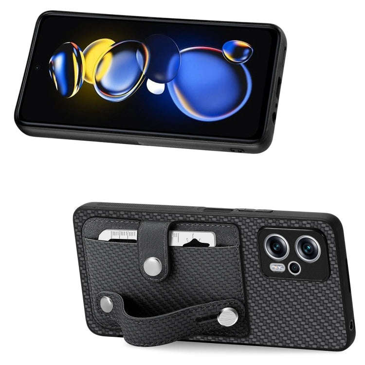Wristband Kickstand Card Wallet Back Phone Case with Tool Knife, For Redmi Note 11T Pro 5G, For X...