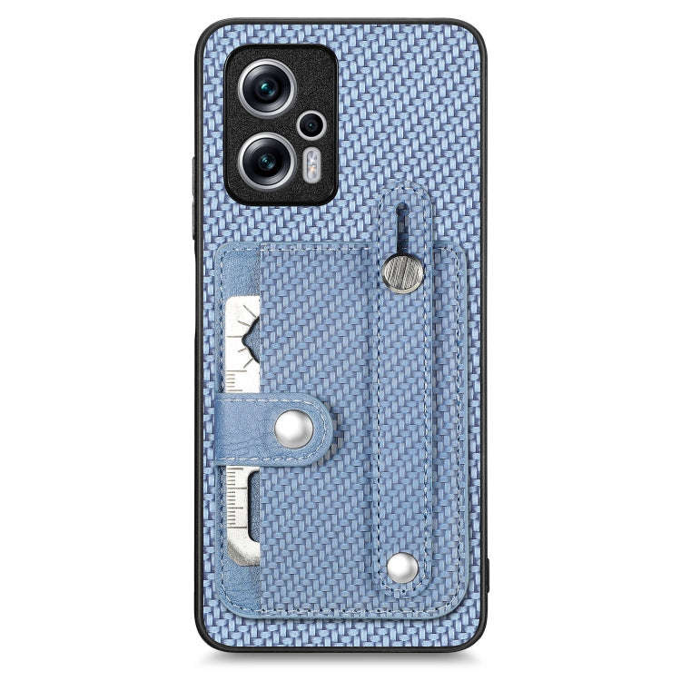 Wristband Kickstand Card Wallet Back Phone Case with Tool Knife, For Redmi Note 11T Pro 5G, For X...