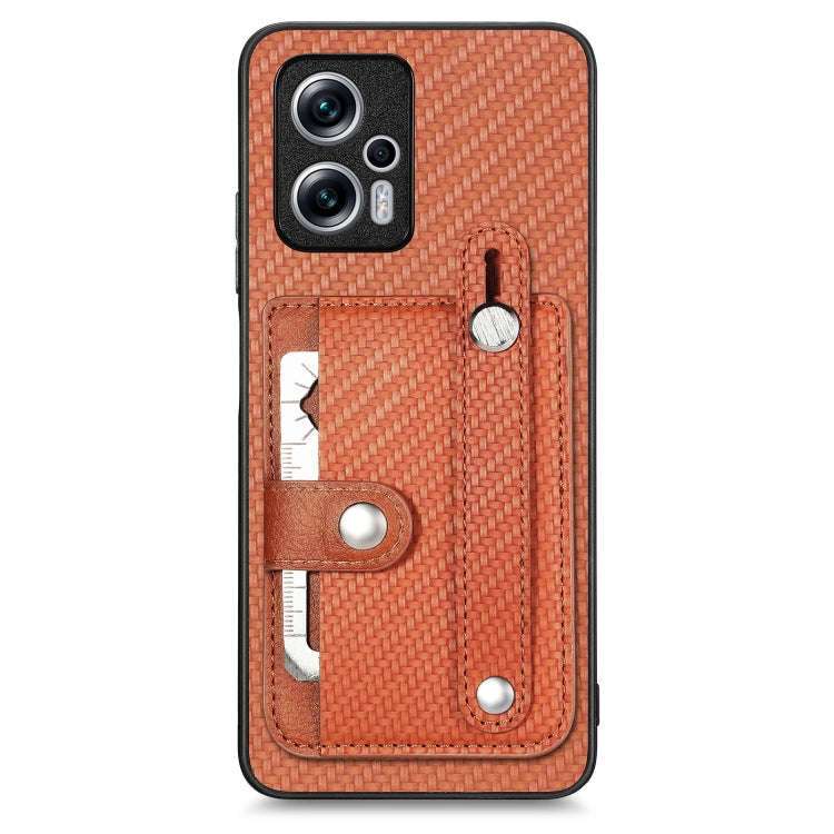 Wristband Kickstand Card Wallet Back Phone Case with Tool Knife, For Redmi Note 11T Pro 5G, For X...