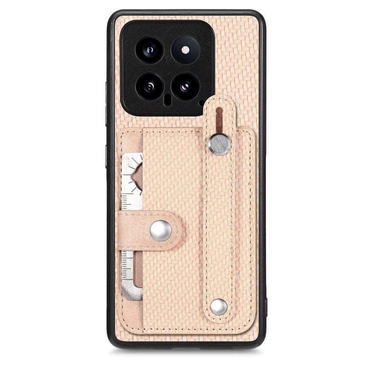 Wristband Kickstand Card Wallet Back Phone Case with Tool Knife, For Redmi Note 14 Pro+ 5G, For R...