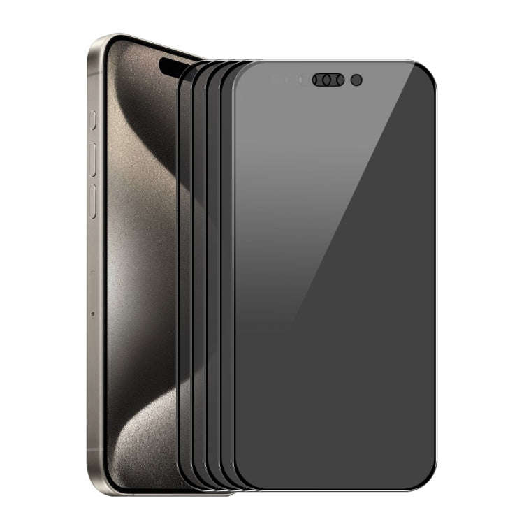 5pcs ENKAY Hat-Prince 28° Anti-peeping Tempered Glass Protector Full Screen Film, For iPhone Duo...
