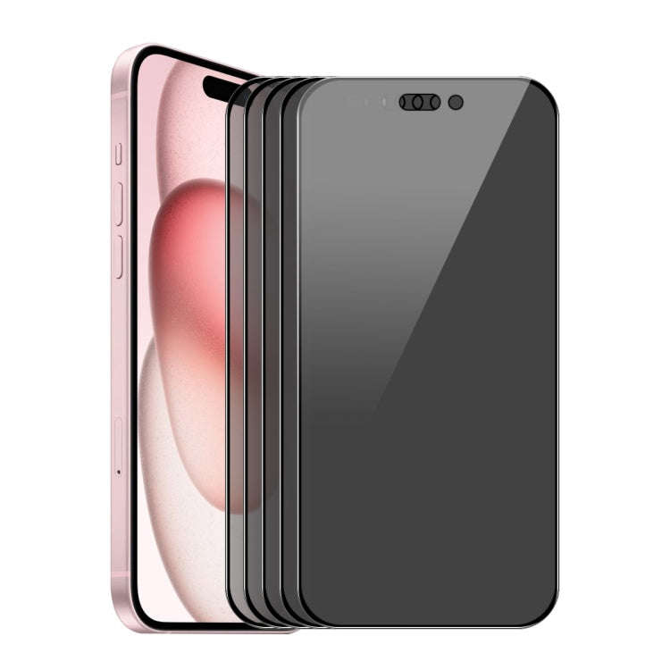 5pcs ENKAY Hat-Prince 28° Anti-peeping Tempered Glass Protector Full Screen Film, For iPhone Duo...